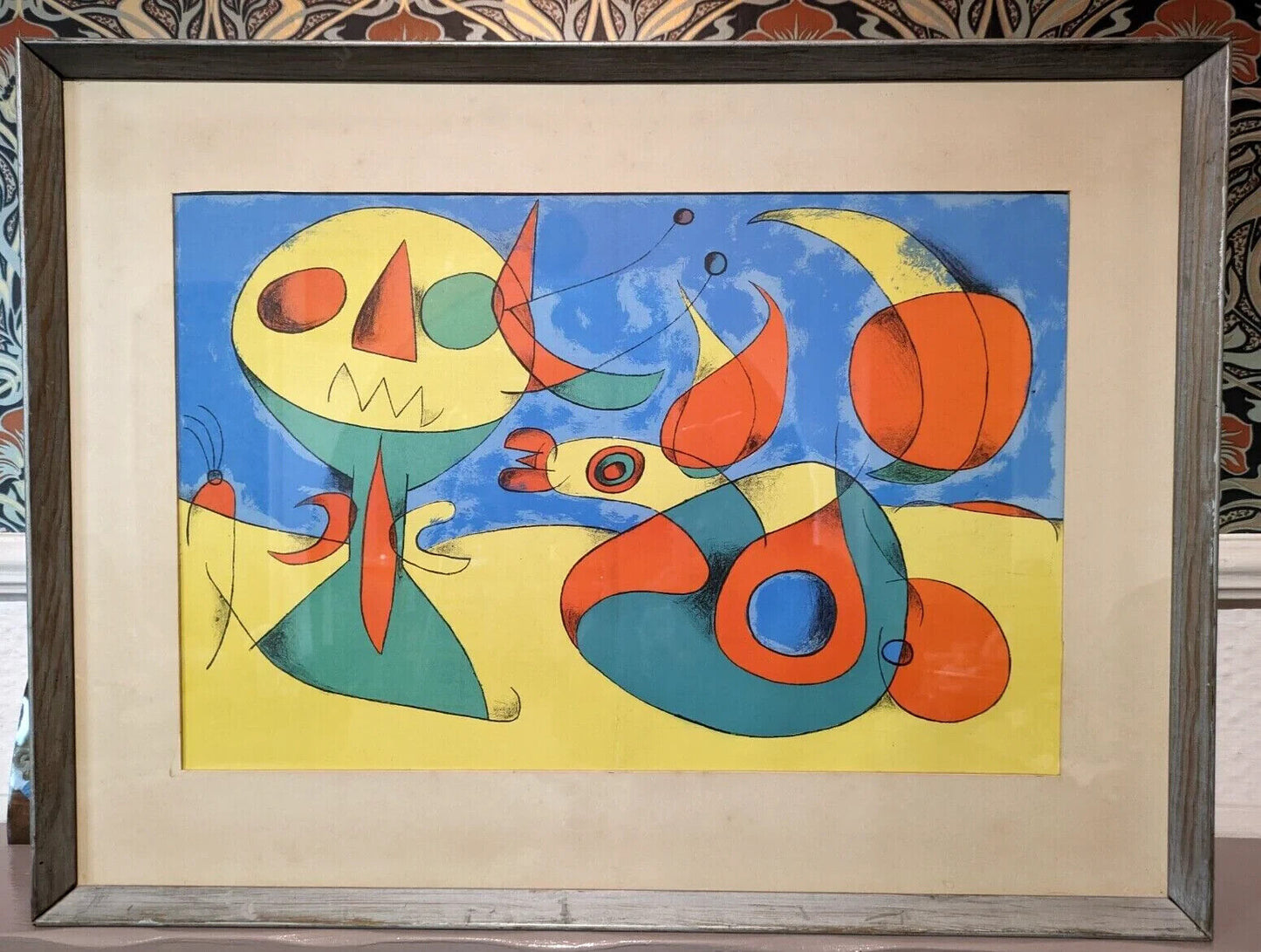 Joan Miro Zephyr Bird Abstract Surrealism Spanish 20th Century Lithograph Print