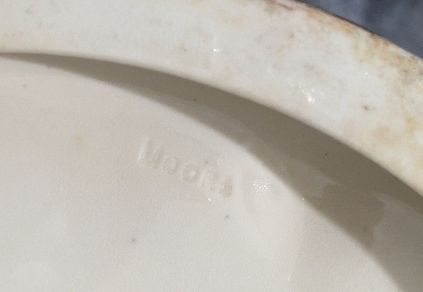 Antique Moore Brothers Porcelain Cherub Comport Tazza Centerpiece 19th Century