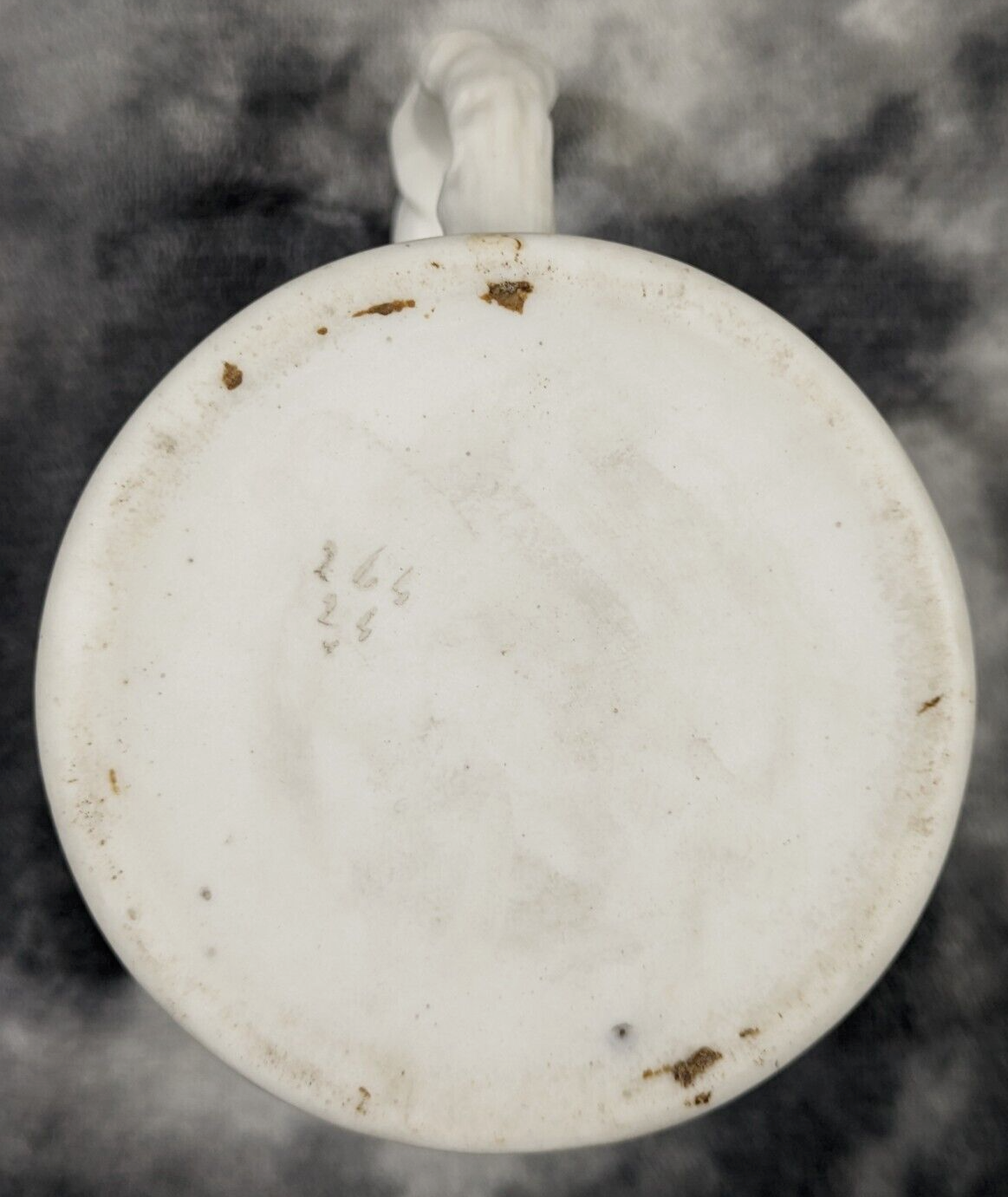 Rare Minton Antique 19th Century Parian Ware Porcelain Bacchus Tankard Mug c1835