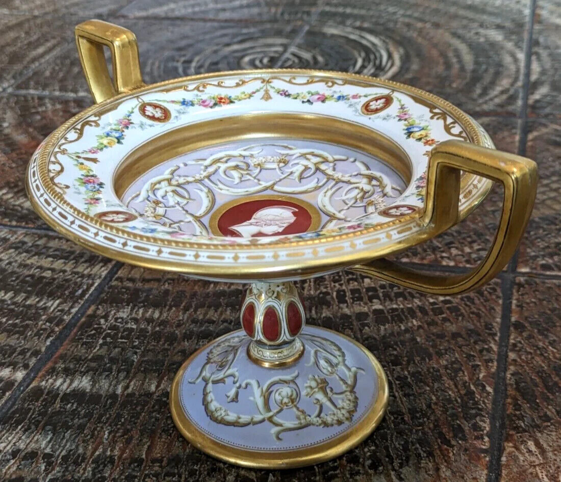 19th Century Bing & Grondahl Danish Classical Thorvaldsen Grand Tour Tazza Bowl