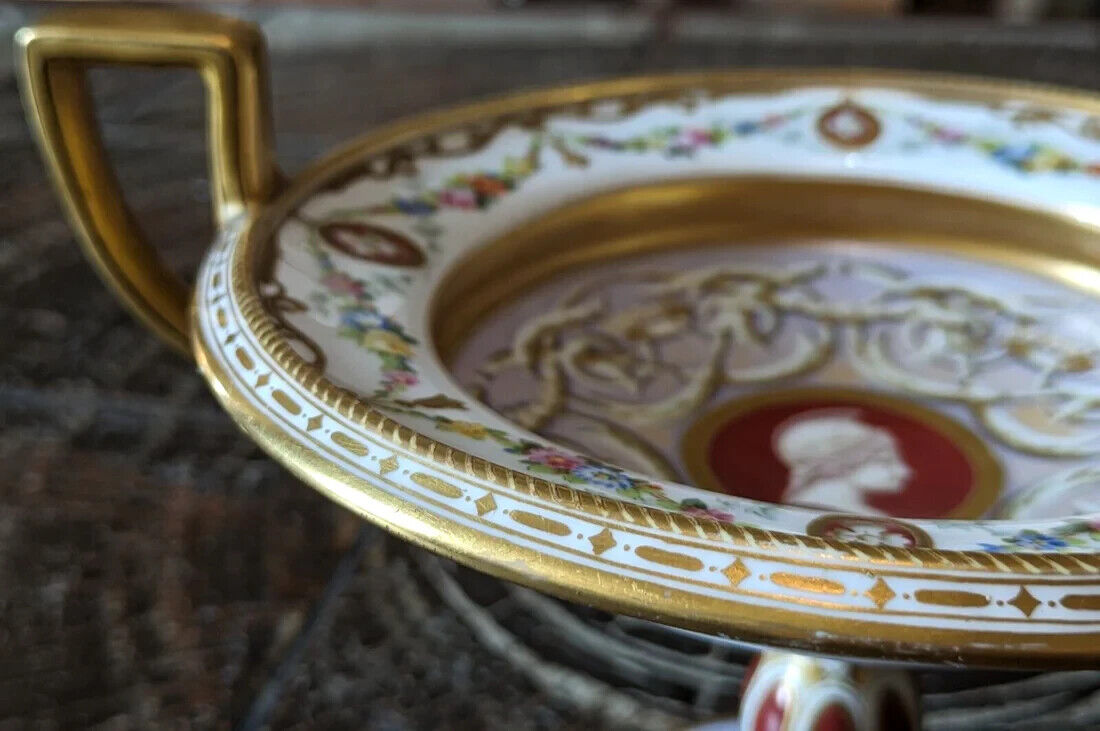 19th Century Bing & Grondahl Danish Classical Thorvaldsen Grand Tour Tazza Bowl