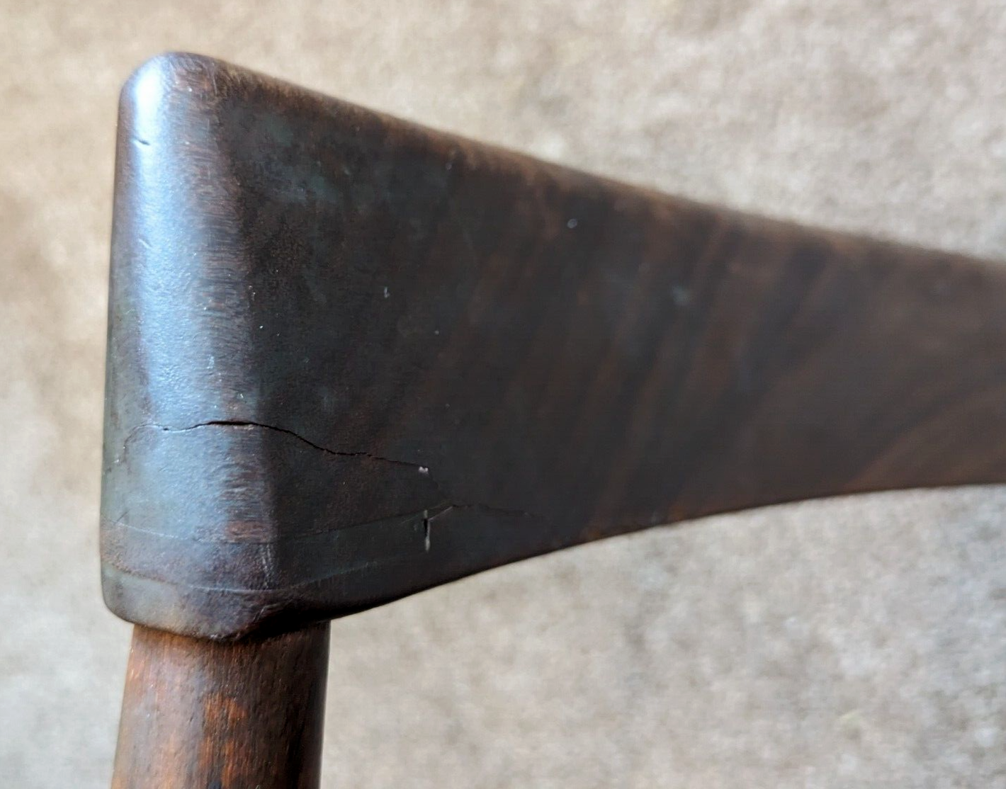 Vintage Pair of Danish Hans Olsen Frem Røjle Tripod Triangle Chairs Mid-Century