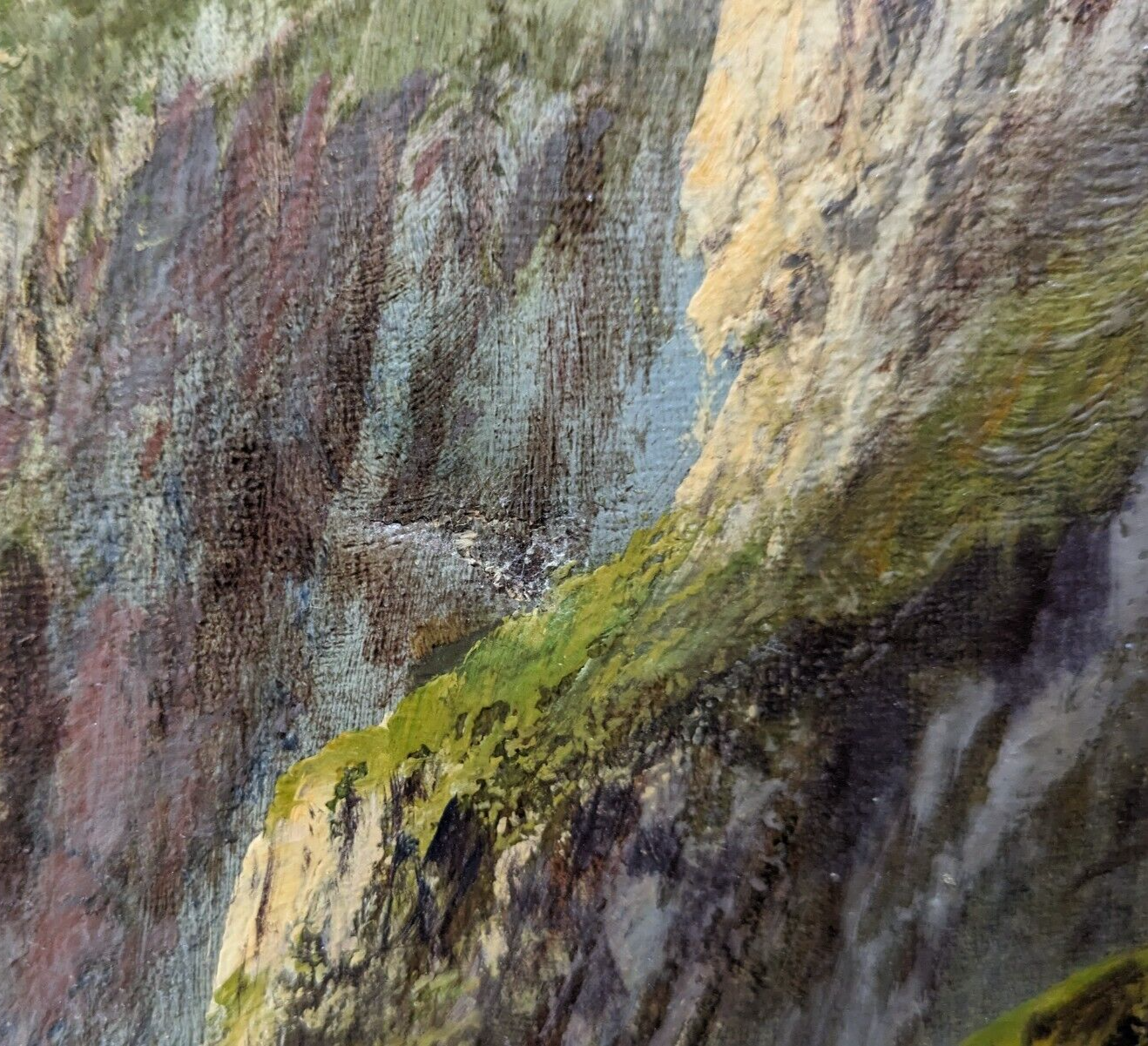 Frank Hider 1861-1933 Antique British Marine Oil Painting Cornish Coast Art