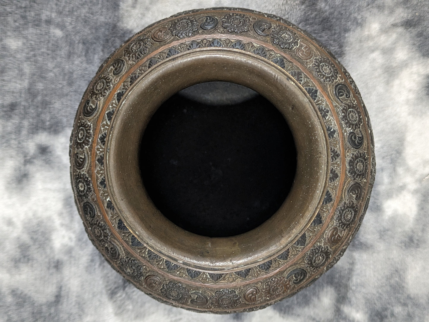 Antique 19th Century Bronze & Copper Indian Lota