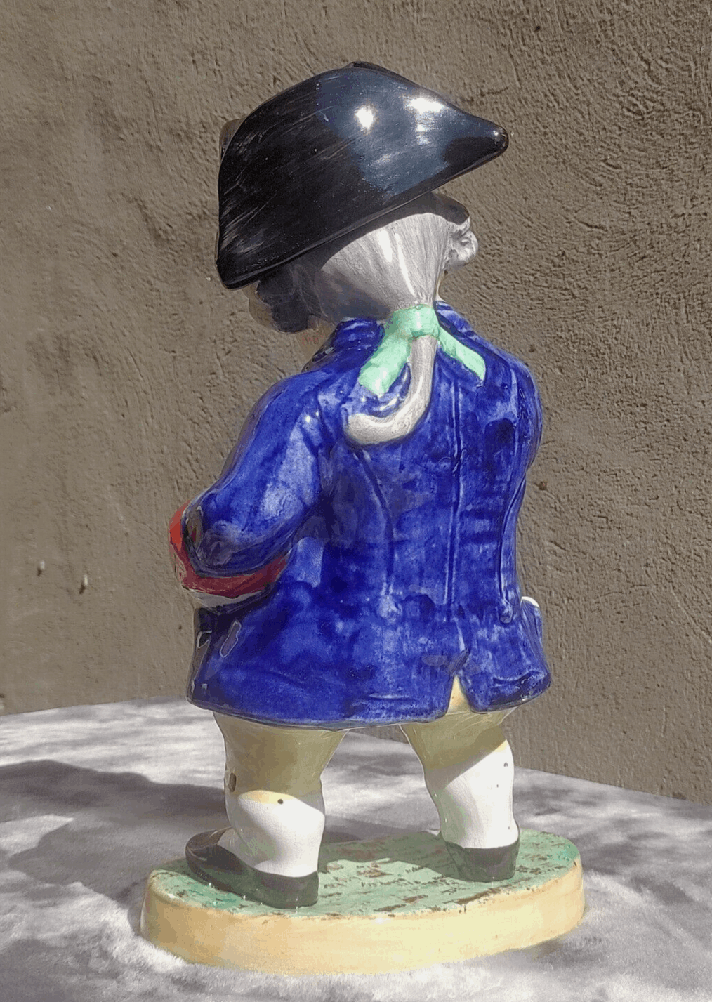 19th Century Antique Staffordshire Pottery Snuff Taker Toby Jar / Jug Figure