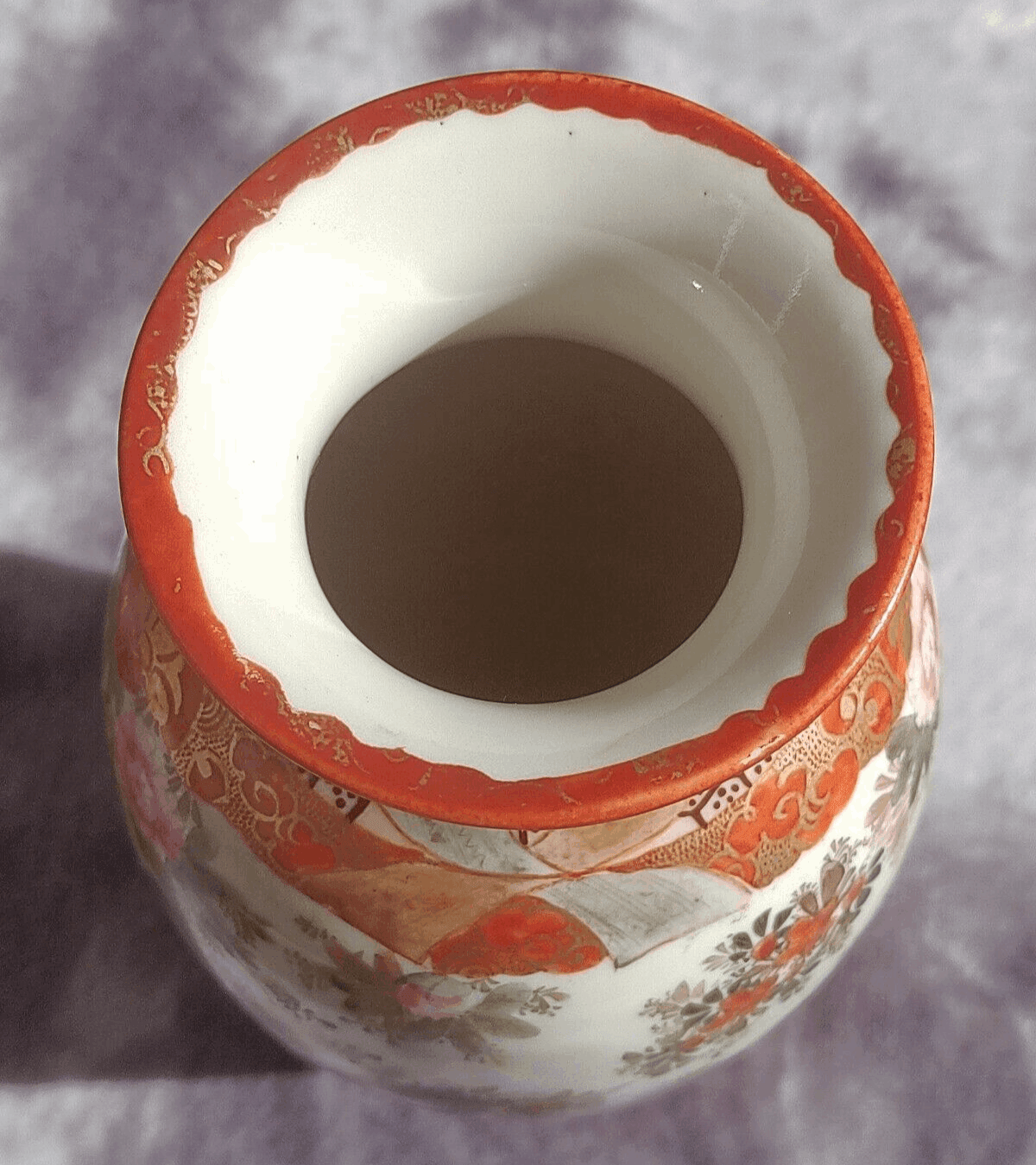 19th Century Antique Japanese Meiji Signed Kutani Tsukuru Quail Vase - 20.5 cm