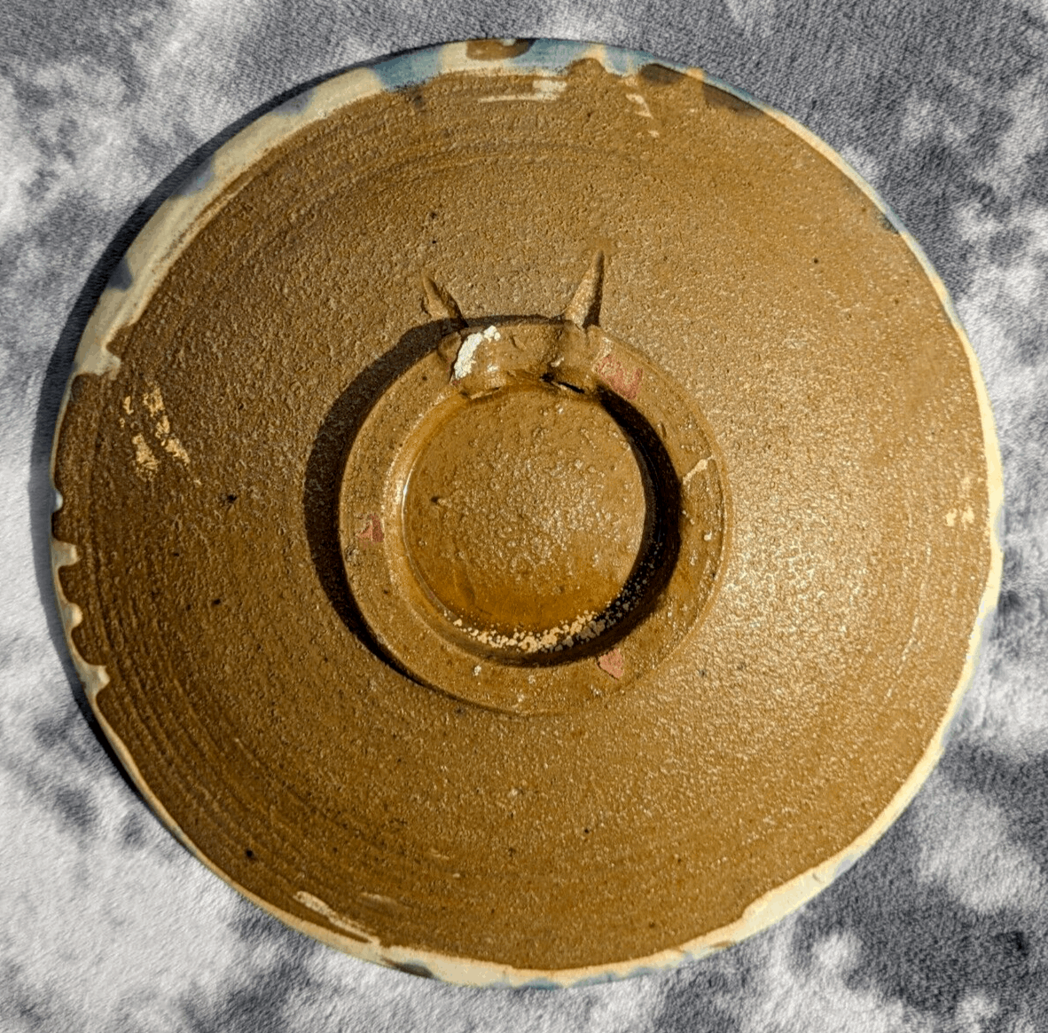 19th / 20th Century Spanish Earthenware Antique Pottery Ceramic Bowl Charger Plate