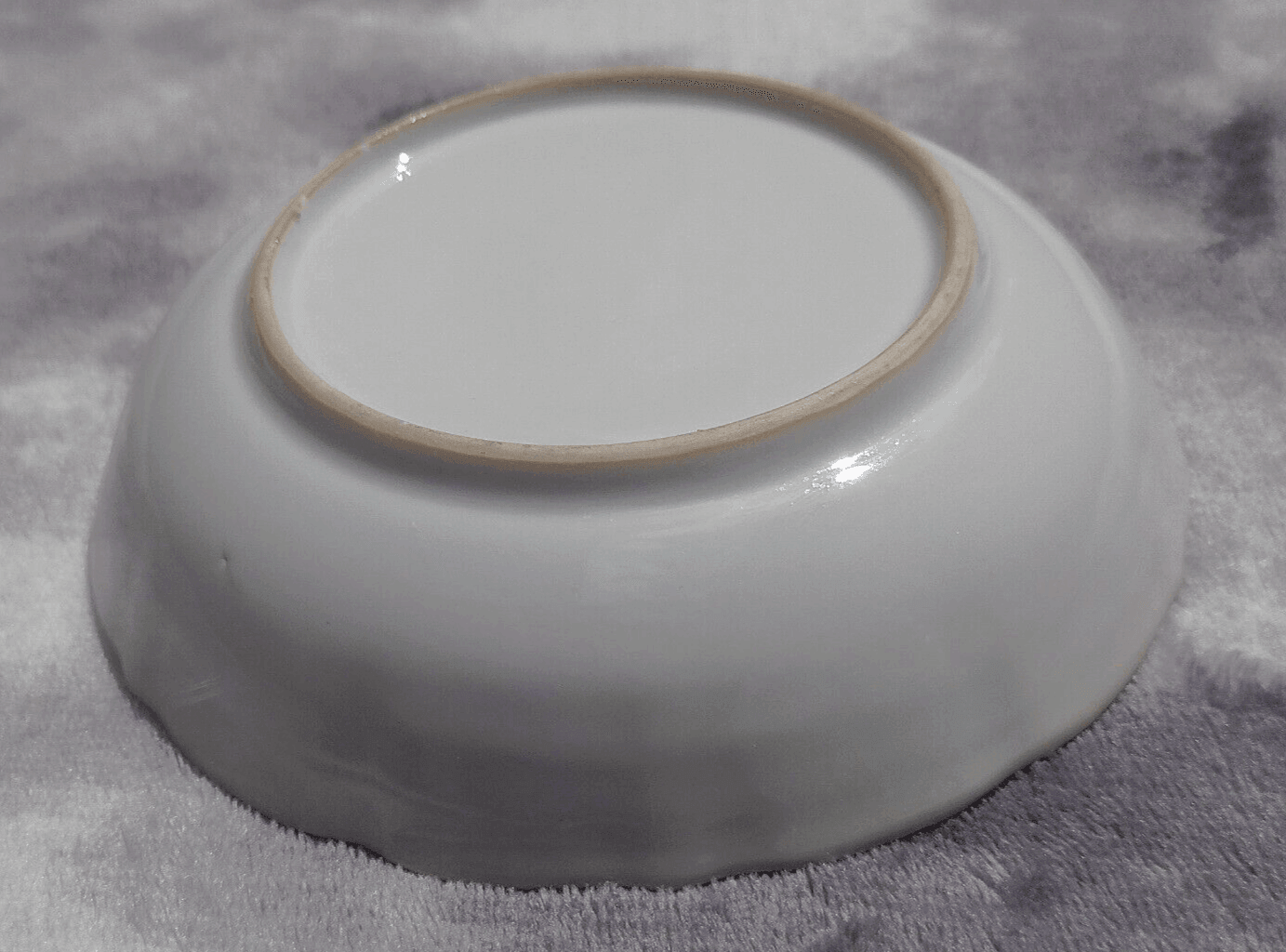 18th Century Caughley Blue White Chinoiserie Porcelain Saucer Bowl Dish
