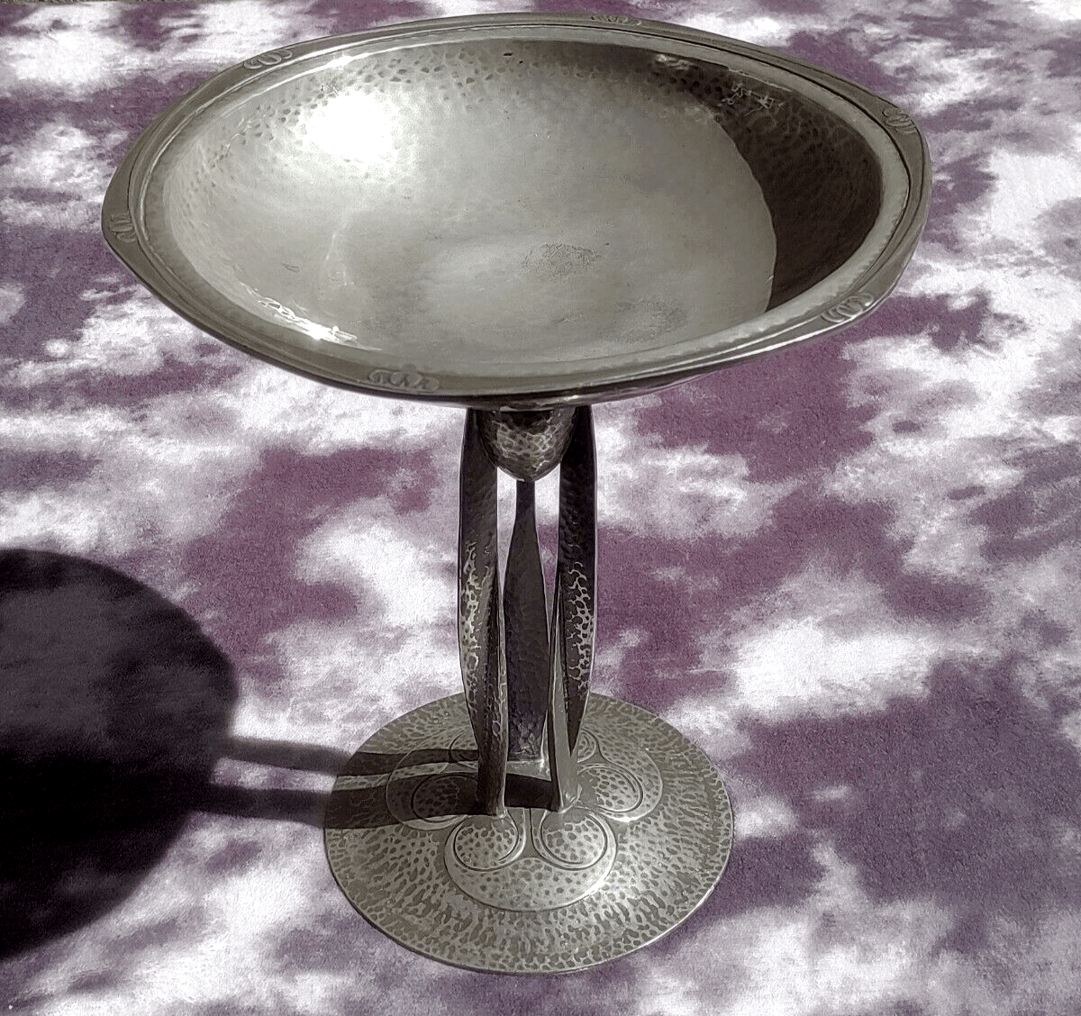 Archibald Knox Liberty & Co Tudric Arts & Crafts Pewter Tazza Compote Bowl - Tommy's Treasure