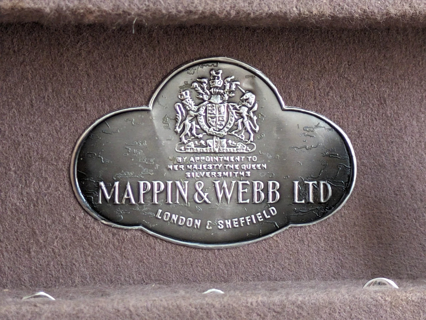 Vintage Mappin & Webb 61 Piece Cased Silver Plate Pembury Cutlery Canteen Set