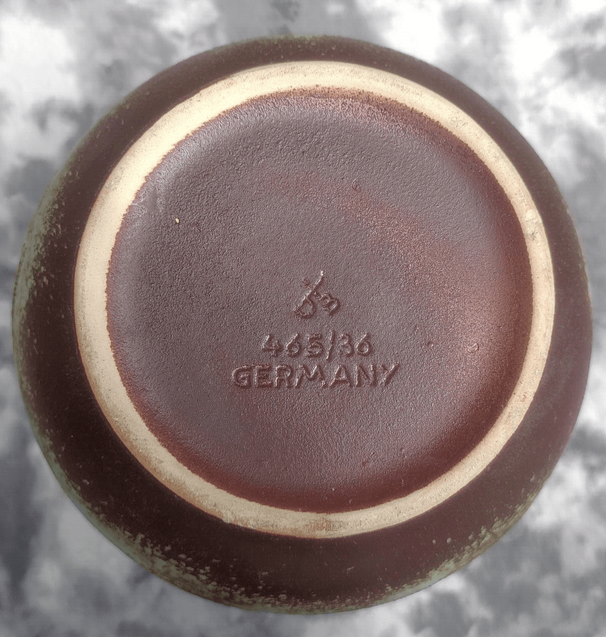 Large Mid Century West German Dumler Breiden Green Fat Lava Art Pottery Jug Vase - Tommy's Treasure