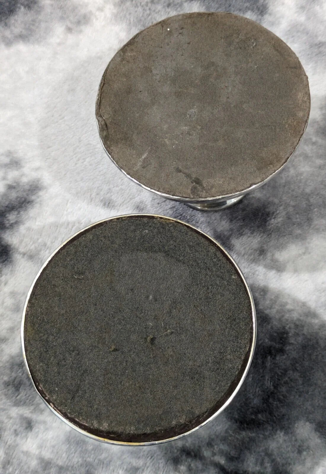 Pair of Silver Birmingham 1930s Dwarf Candlesticks Northern Goldsmiths Co Vintage