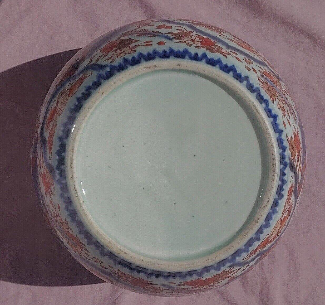 19th Century Japanese Edo / Meiji Imari Porcelain Jardiniere Cachepot Planter - Tommy's Treasure