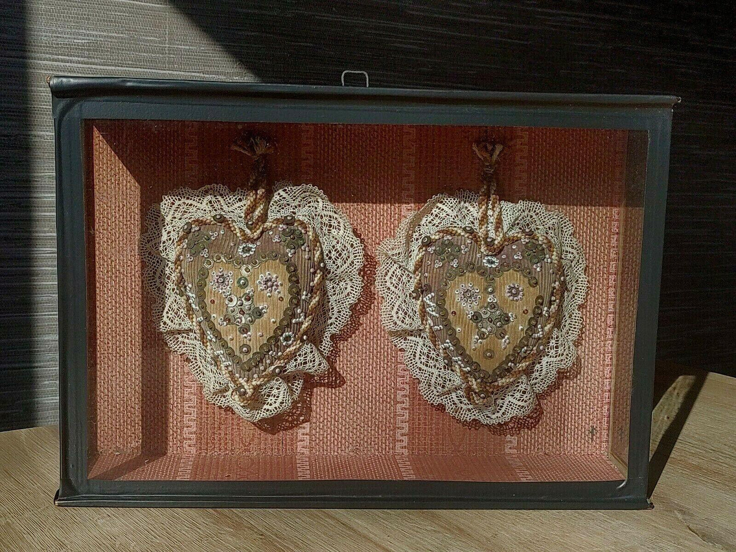 Rare Pair of Antique Victorian Sweetheart Pin Cushions - Military Boer War/WW1 - Tommy's Treasure