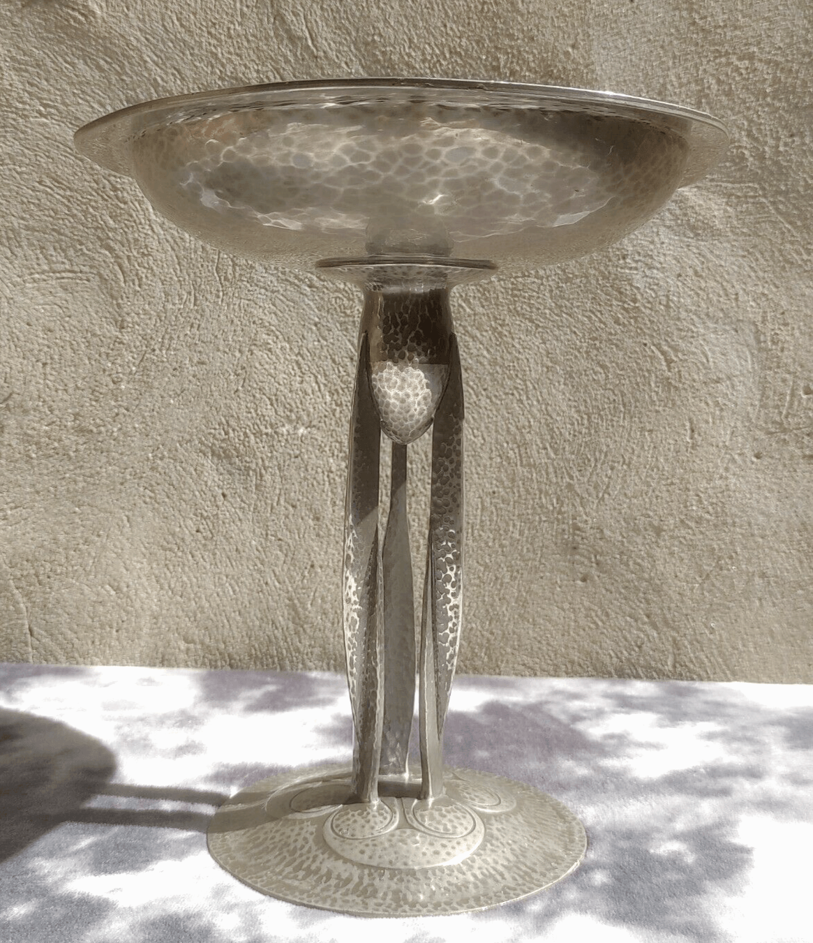 Archibald Knox Liberty & Co Tudric Arts & Crafts Pewter Tazza Compote Bowl - Tommy's Treasure