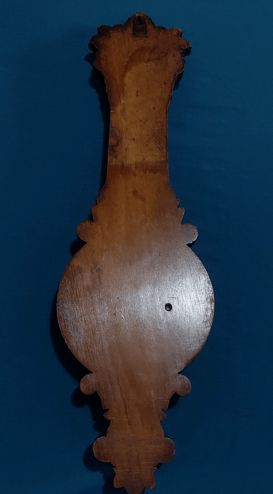 19th Century Carved Oak Aneroid Barometer Thermometer Antique Victorian - Tommy's Treasure