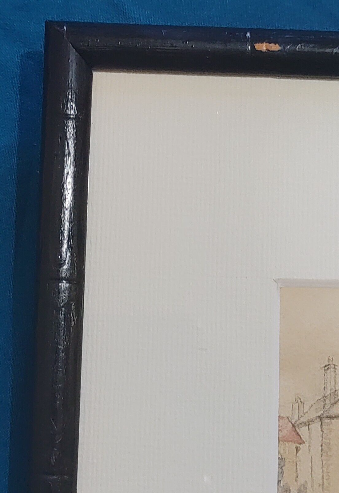 Antique 19th C British Watercolour Art Painting by Charles T. Hollis Royal Academy & Royal Society of British Artists