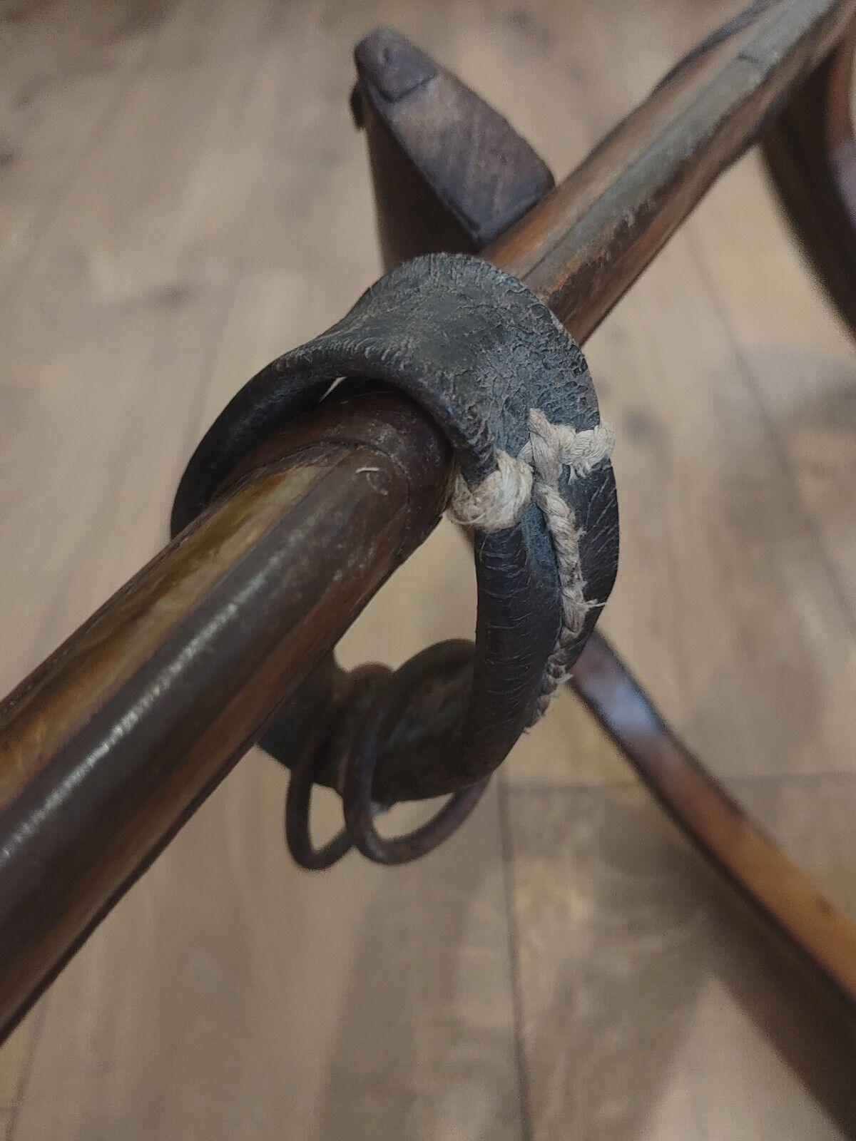 Early 19th Century Indian Wood Iron Brass Dromedaries Camel Saddle Seat - Tommy's Treasure