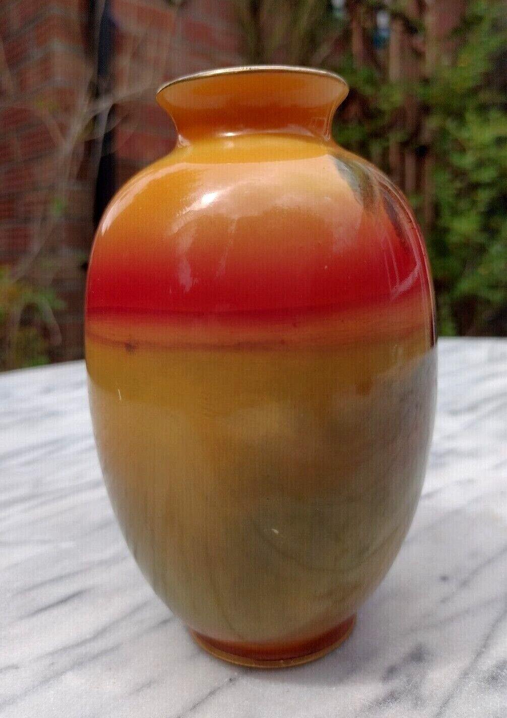 Royal Doulton Holbein Vase Hand Painted Ploughman & Horses by H.Morrey - Tommy's Treasure