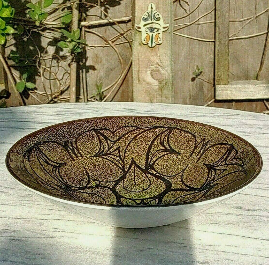 Vintage 1970s Poole Pottery Ceramic 'Aegean' #57 Bowl Dish Charger Plate - Tommy's Treasure