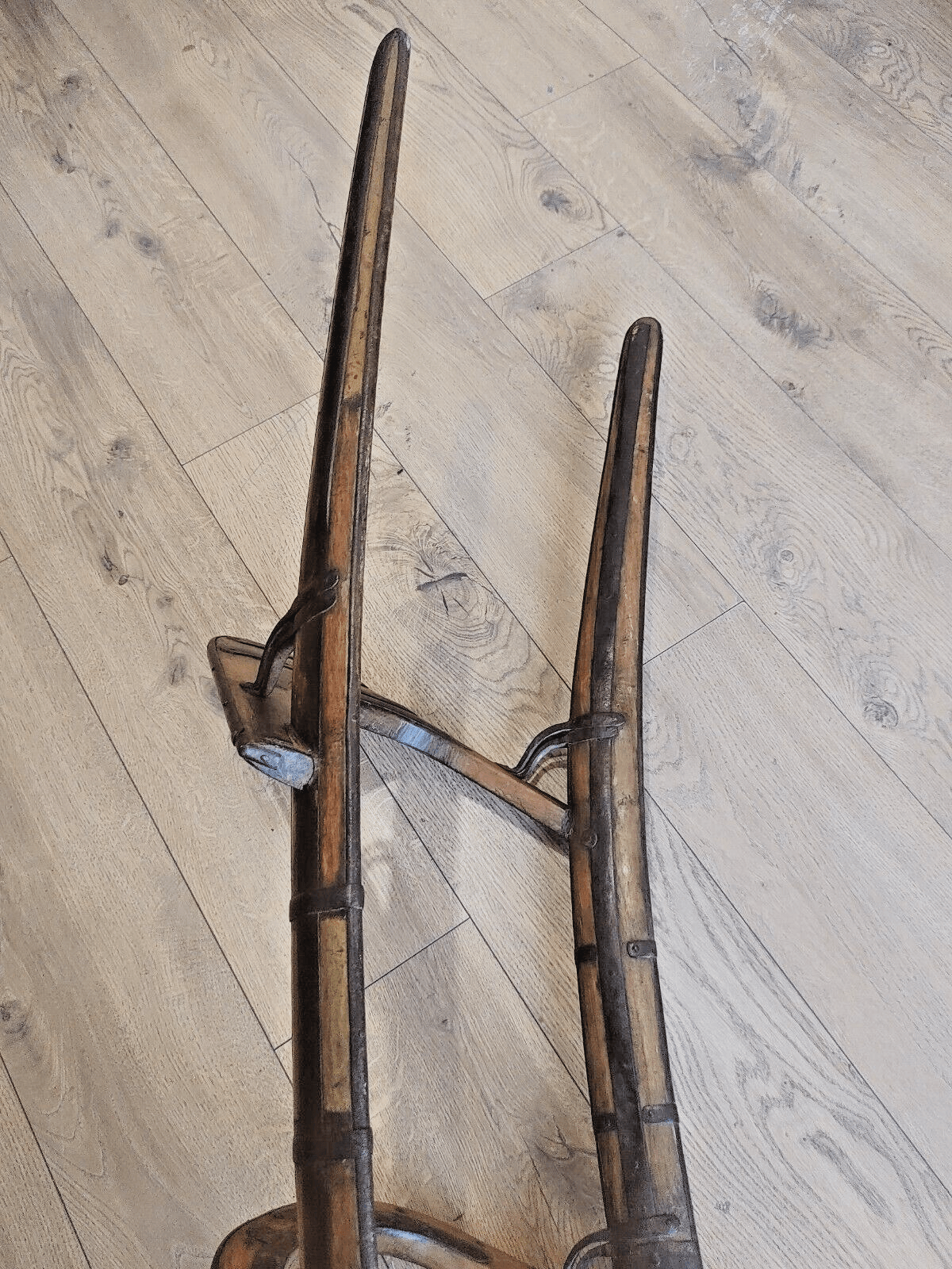 Early 19th Century Indian Wood Iron Brass Dromedaries Camel Saddle Seat - Tommy's Treasure