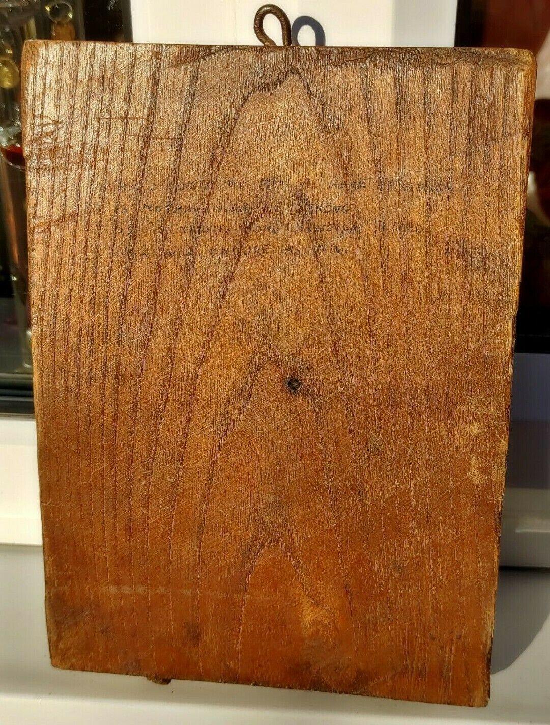 Antique German Carved Oak Classical Grecian Greek Discus Thrower Wood Plaque - Tommy's Treasure