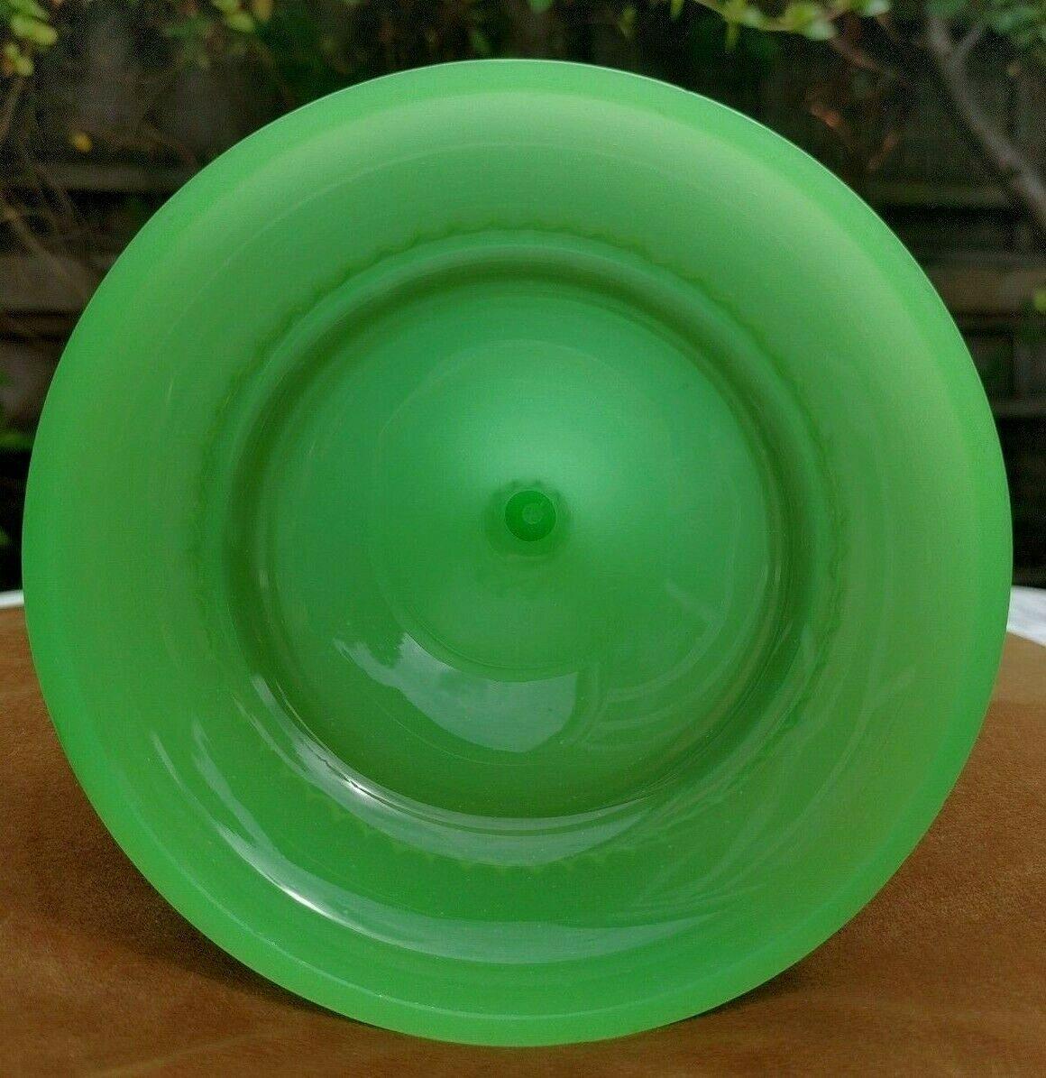 19th Century French Baccarat Gilt Opaline Uranium Glass Vase - Tommy's Treasure