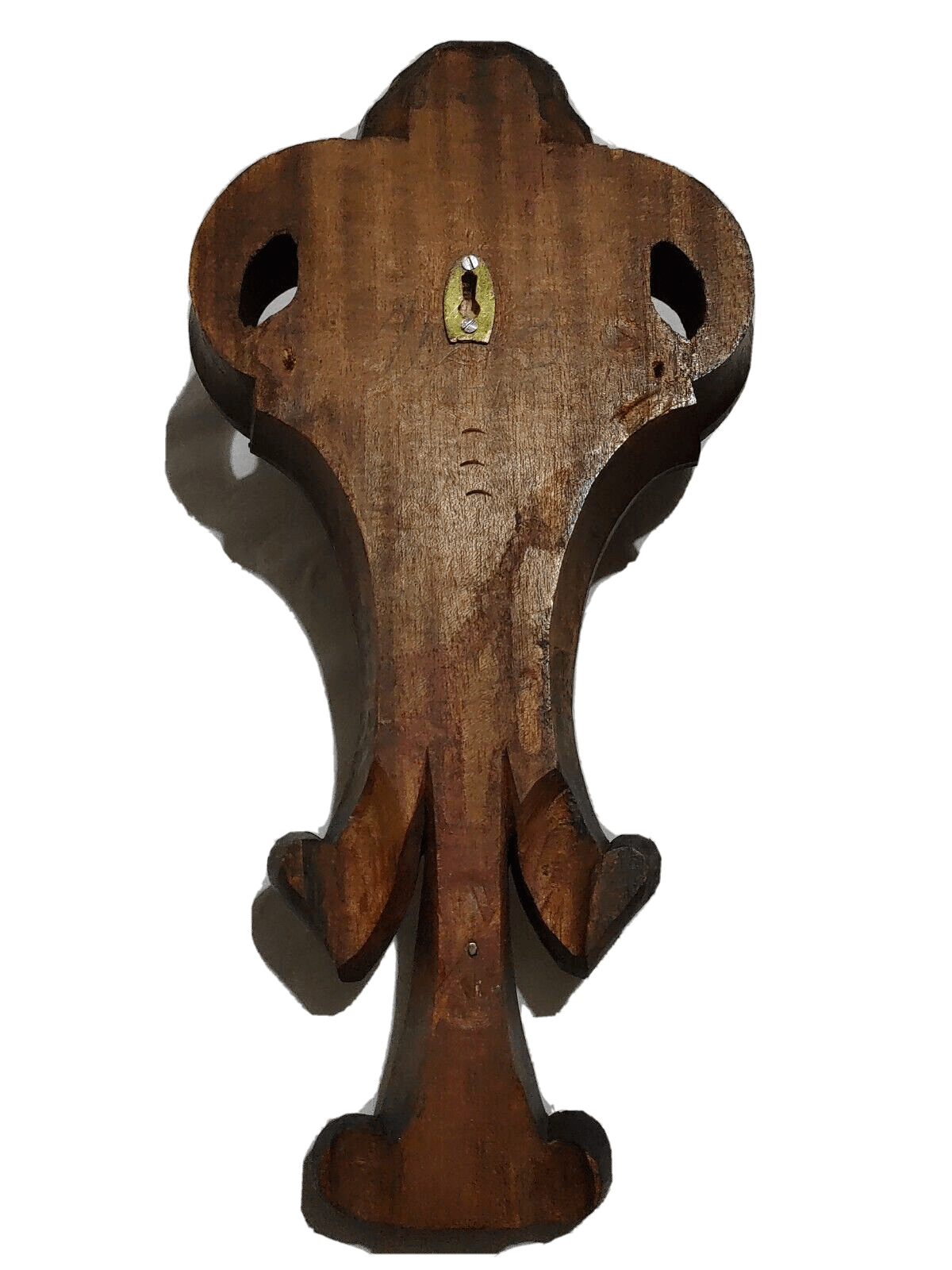 19th Century Baroque Wood Carving Cherub Putti Angel Wall Bracket Plaque - Tommy's Treasure