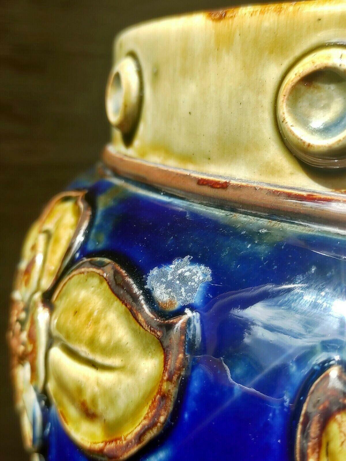 Large Royal Doulton Art Nouveau Jardiniere & Stand Stoneware Pottery - Tommy's Treasure