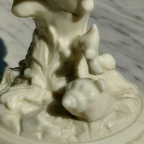 1883 Antique Victorian Royal Worcester Porcelain Nautilus Shell Display Vase - Tommy's Treasure