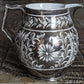Georgian c1810 Silver Lustre Staffordshire Pearlware Antique Pottery Ceramic Jug