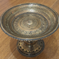 Large 19th Century Sri Lankan Ceremonial Brass Tazza Centrepiece Stand Antique