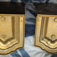 Antique 1920s French Pierced Brass Mythological Gothic Winged Griffin Bookends - Tommy's Treasure