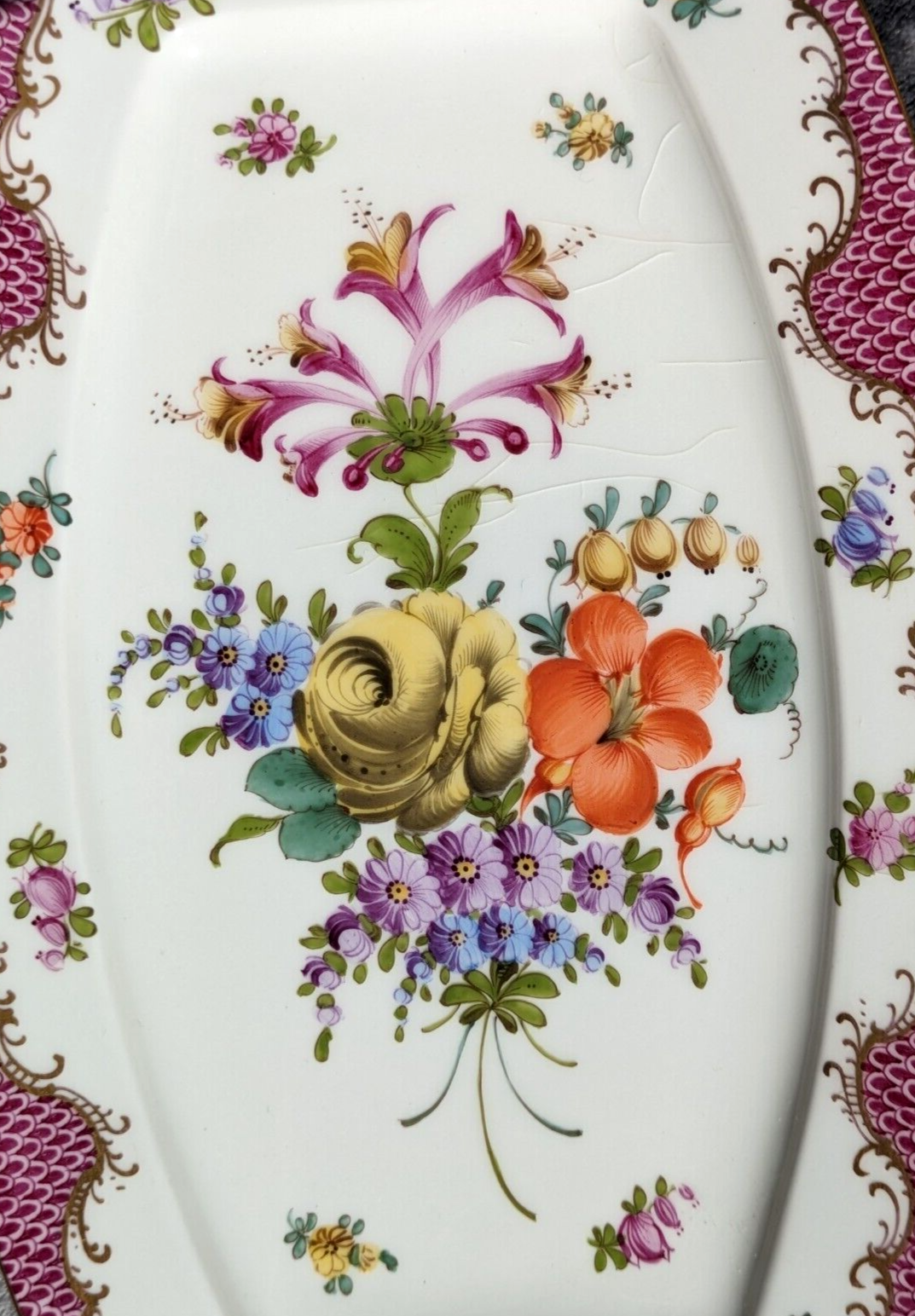 ドレスデン 花柄プレート 【公式通販】 ドレスデン 花柄プレート 【公式通販】