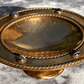 Antique 19th Century Scottish Arts Crafts Agate Cabochon Gilt Bronze Tazza Bowl - Tommy's Treasure