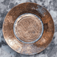 Antique Islamic Ottoman Tinned Copper Dish Engraved Calligraphy Script Animals - Tommy's Treasure