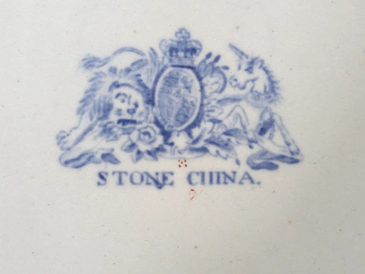 Georgian Hicks & Meigh Ironstone Pedestal Cake Stand Plate English Imari Antique