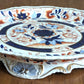 Georgian Hicks & Meigh Ironstone Pedestal Cake Stand Plate English Imari Antique