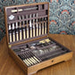 Vintage Mappin & Webb 61 Piece Cased Silver Plate Pembury Cutlery Canteen Set