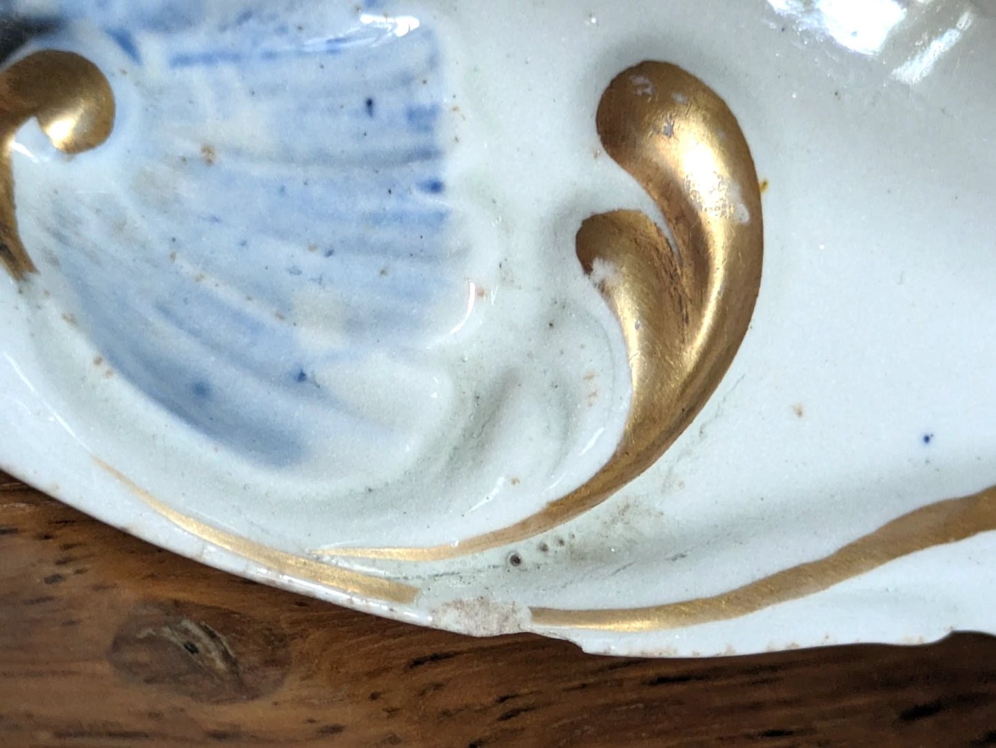 Georgian Hicks & Meigh Ironstone Pedestal Cake Stand Plate English Imari Antique