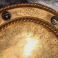 Antique 19th Century Scottish Arts Crafts Agate Cabochon Gilt Bronze Tazza Bowl - Tommy's Treasure