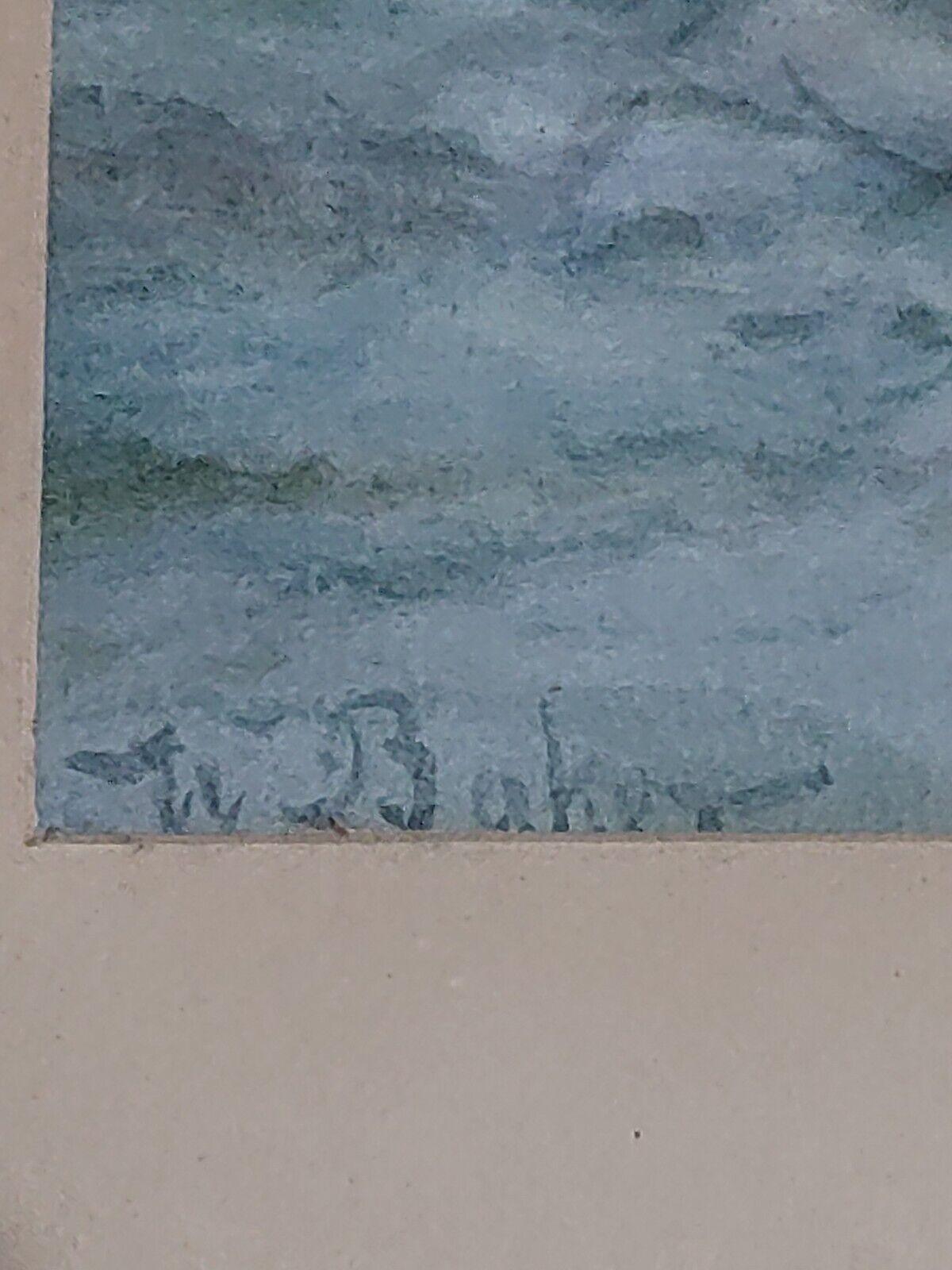William Baker [1863-1937] Signed Antique British Watercolour Art Painting - Tommy's Treasure