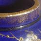 Victorian 19th Century Antique English Cobalt Blue Ceramic Pottery Enamel Gilt Vases - Tommy's Treasure
