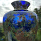 c.1905 Cobalt Blue Bohemian Polish Knizek Boudnik Pandora Glass Vase - Tommy's Treasure