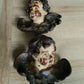 Antique Pair of German Baroque Cherub Angel Putti Head Plaster Wood Wall Plaques - Tommy's Treasure