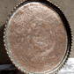 Antique Middle Eastern Engraved Tinned Copper Hanging Wall Charger Tray 47 cm - Tommy's Treasure