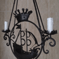 Italian 19th Century Antique Wrought Iron Nautical Sailing Ship Light Chandelier - Tommy's Treasure