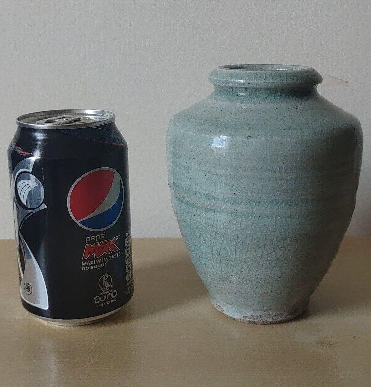 Chinese Ming Dynasty Longquan Celadon-Glazed Pottery Porcelain Vase Pot - Tommy's Treasure