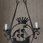Italian 19th Century Antique Wrought Iron Nautical Sailing Ship Light Chandelier - Tommy's Treasure