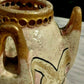 c.1900 Austrian Amphora Teplitz Pottery Enamelled Gull Vase Antique Art Nouveau - Tommy's Treasure